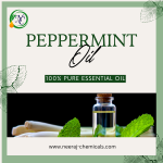 Green Grey Minimalist Peppermint Oil Product Label.png